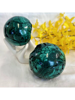 Malachite Spheres for shapeshifting