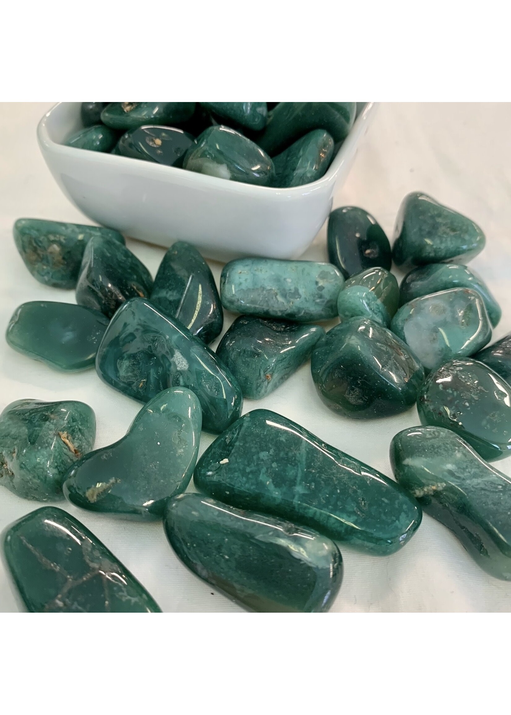 Lush Forest Mtorolite Green Chalcedony Pocket Stones