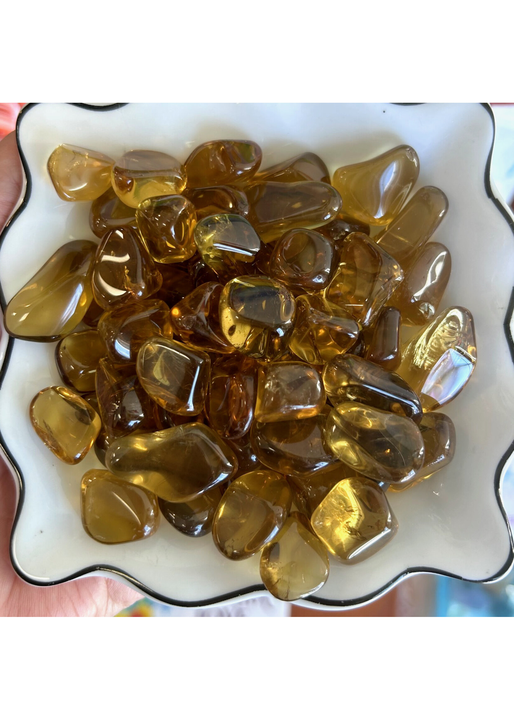 Whisky Quartz  - Golden VisionTumbled