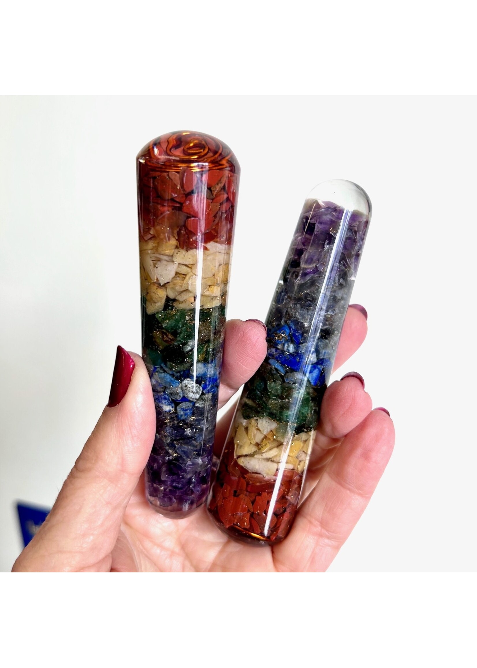 Rainbow of Energy Orgonite Chakra Wands