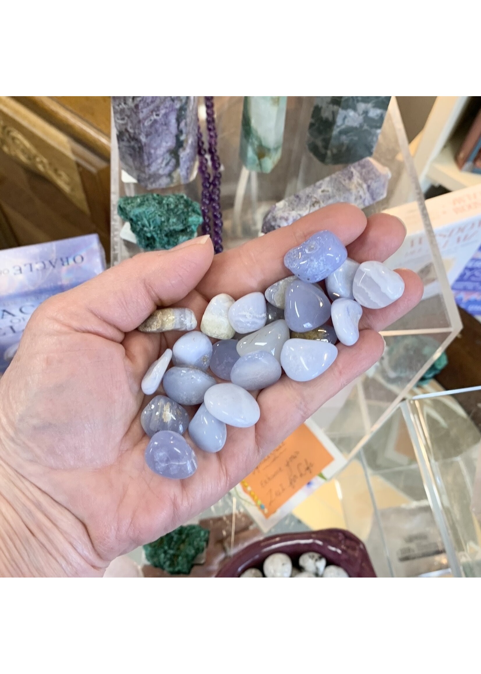 Blue Lace Agate Tumbled