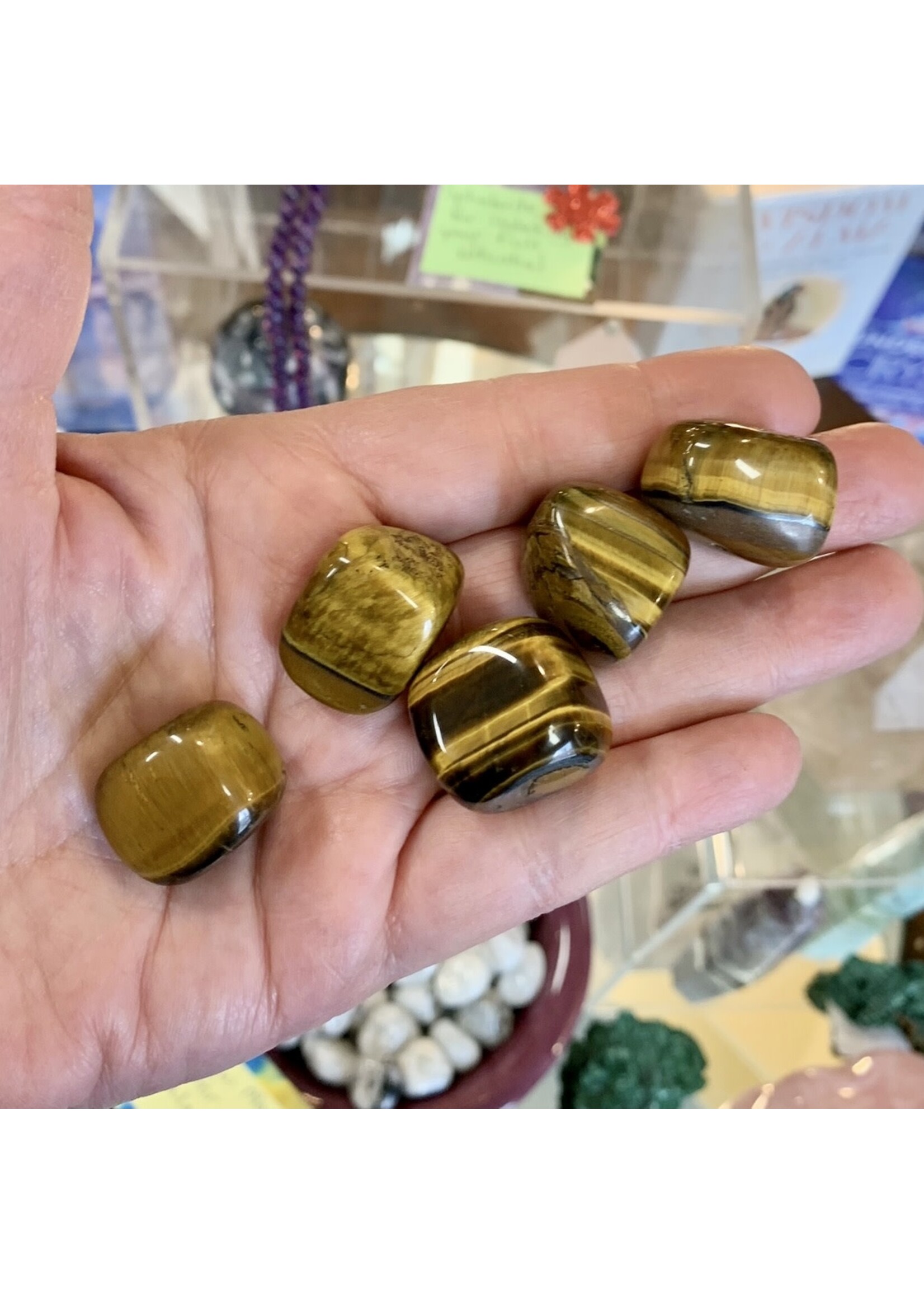 Tiger Eye Tumbled Orphan