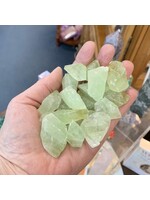 Green Calcite Rough Tumbled for Soothing the Mind