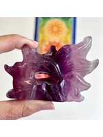 Purple Fluorite Squirrel for Taking Action