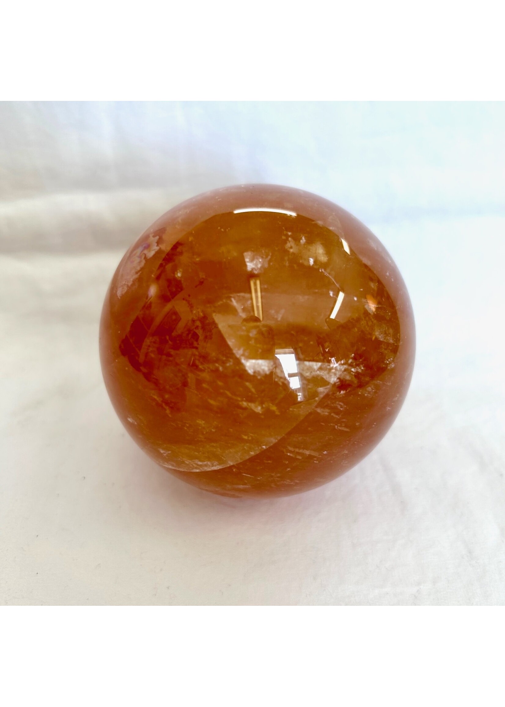 Golden Sun Honey Calcite Spheres