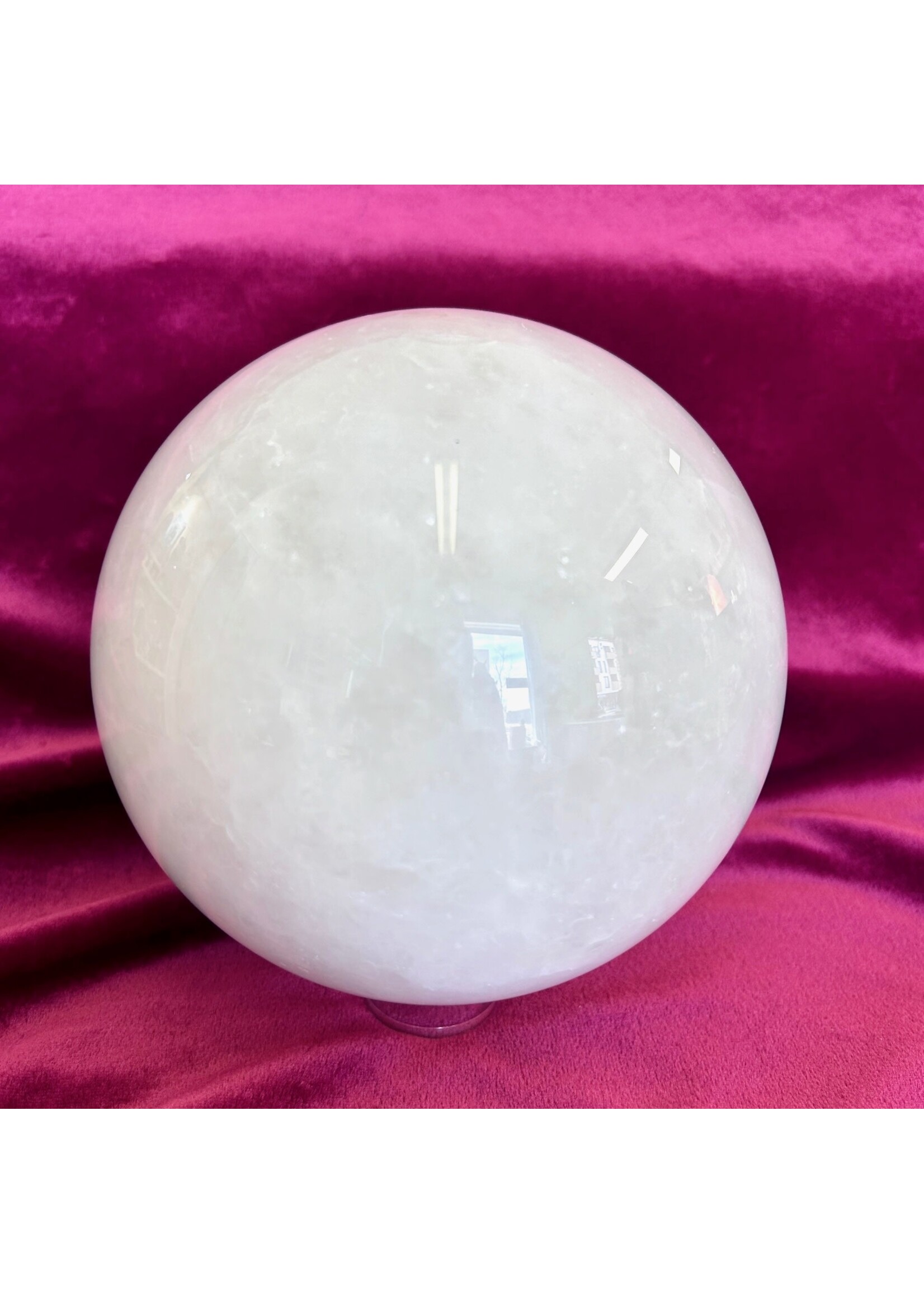 Soft White Light Quartz Spheres