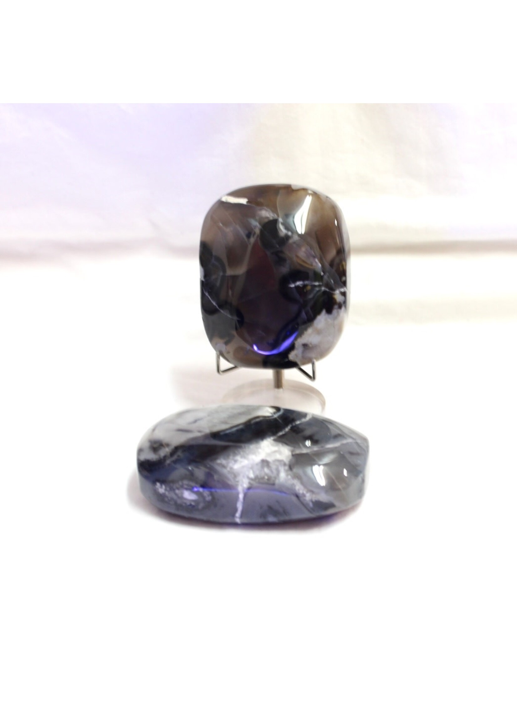 Hidden Within Volcanic Agate UV Reactive Touchstones