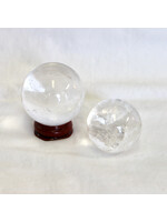 Crystal Clarity Quartz Spheres Grade AA