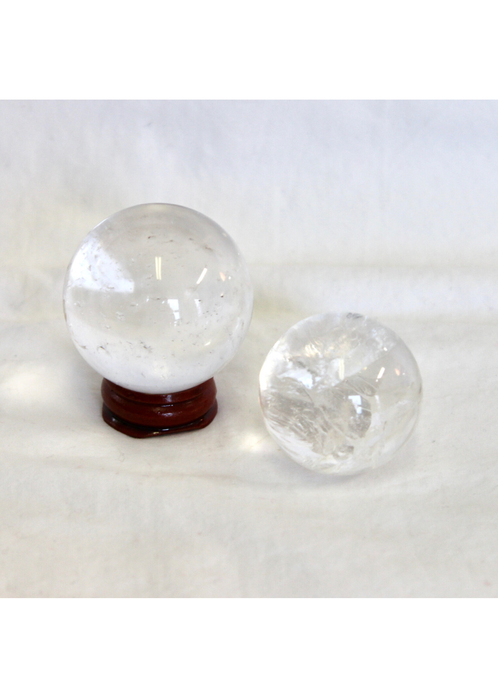 Crystal Clarity Quartz Spheres Grade AA