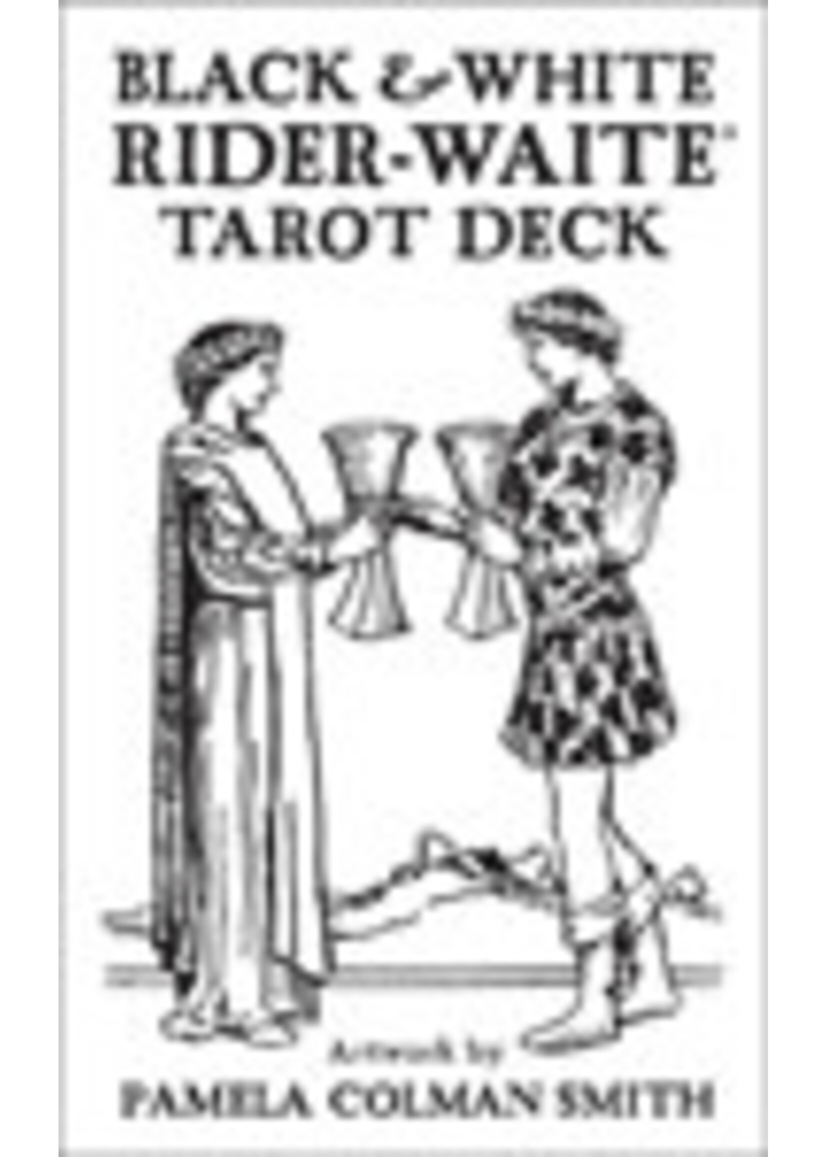 Black and White Rider-Waite Tarot Deck