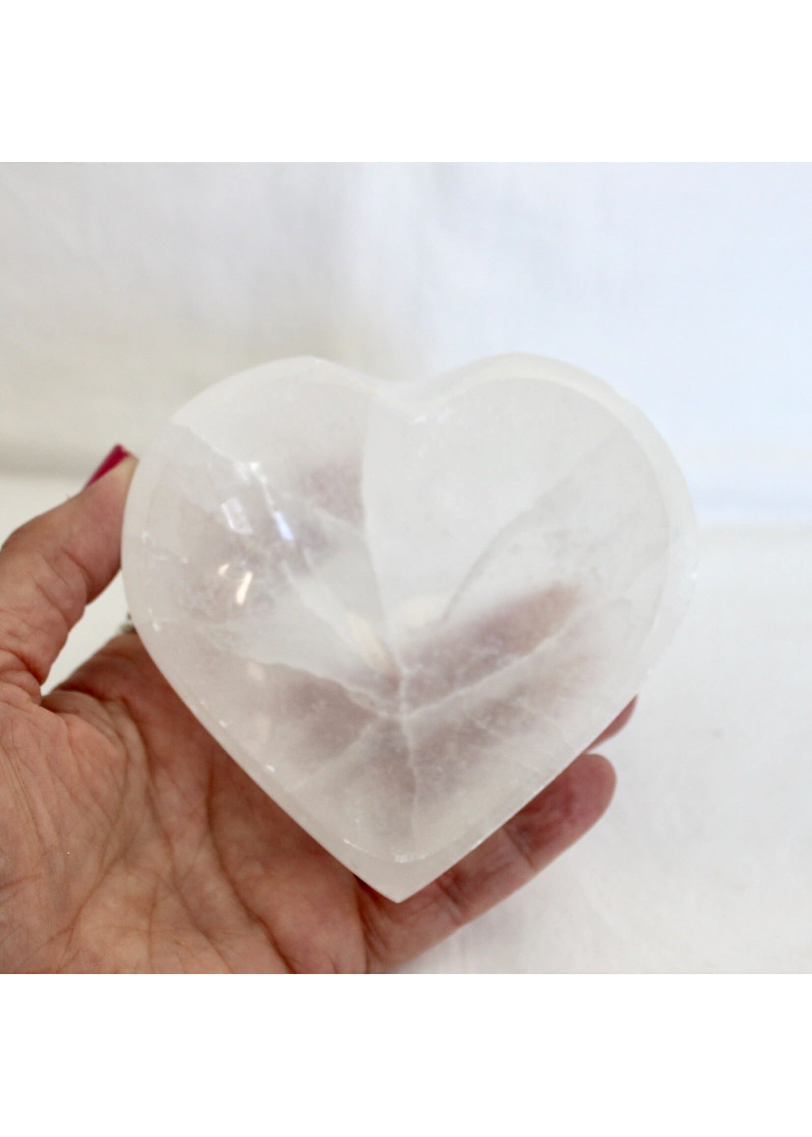 Higher Heart Selenite Heart Bowl