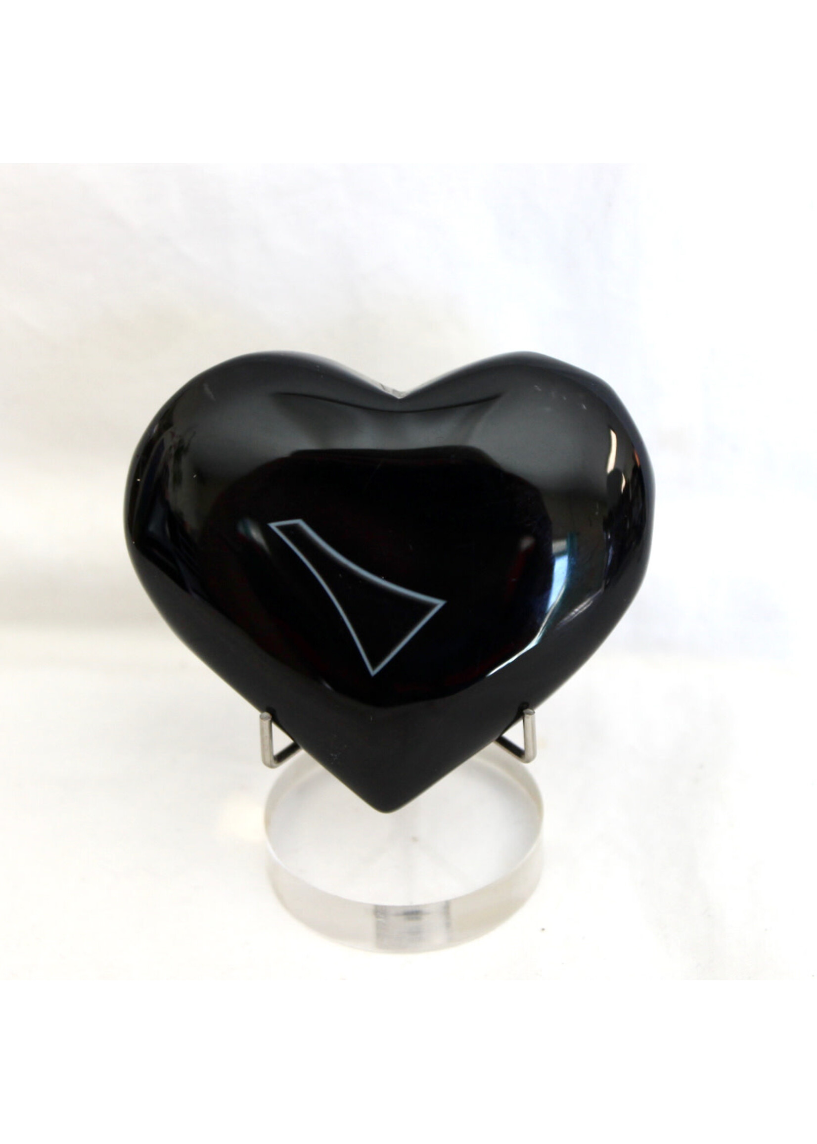 Black Onyx Hearts for Personal Strength