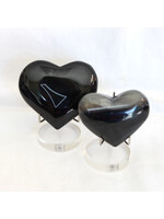 Black Onyx Hearts for Personal Strength