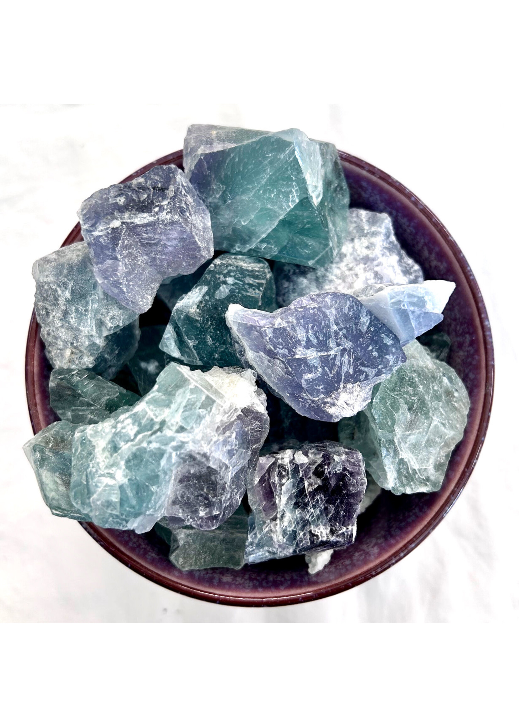 Fluorite - Guiding Light Rough Tumbled Orphan