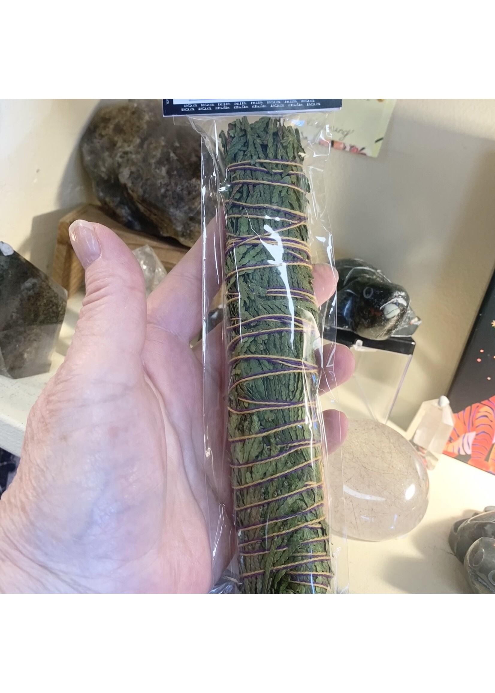 7" Cedar Smudge Bundle (Daru Brahma Smudges)