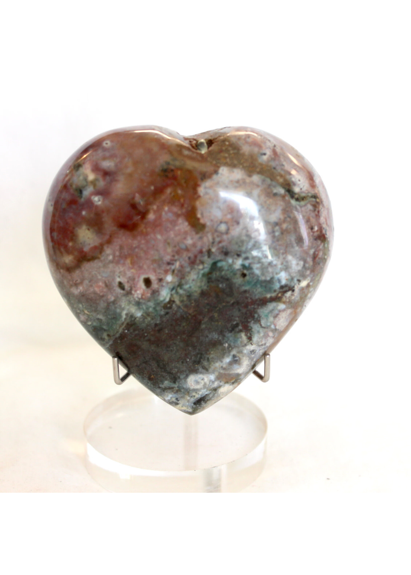 Flowing Water Ocean Jasper Hearts