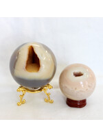 Amber Radiance Druzy Agate Spheres