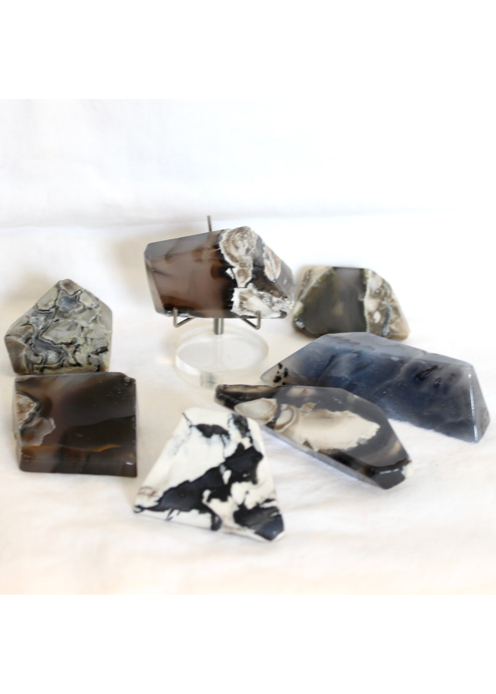 Erupting Joy Volcanic Agate Faceted