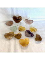 Reserved Assorted Fluorite Hearts