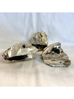 Putting On The Ritz Golden Lepidolite with Black Tourmaline Rough