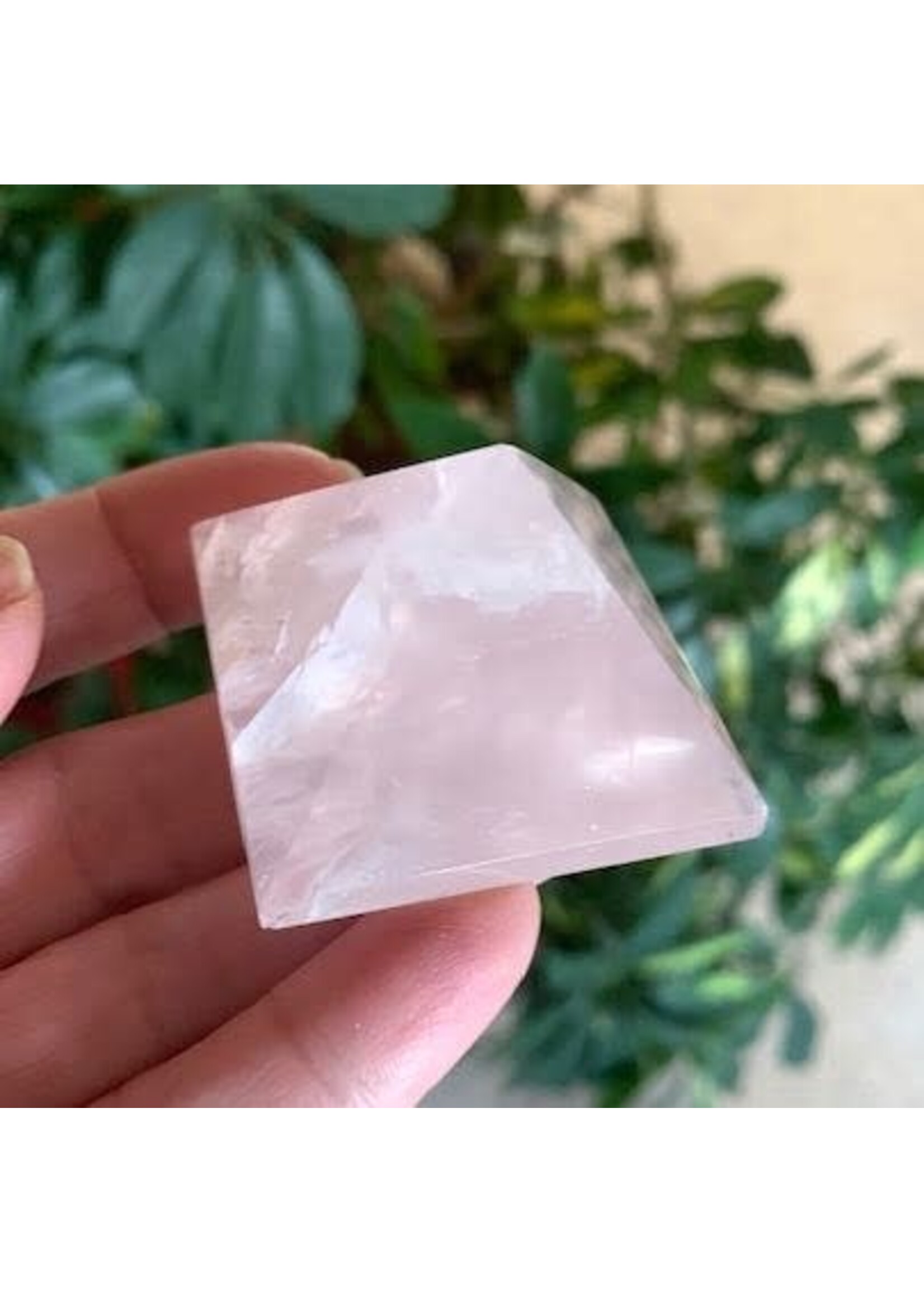 Rose Quartz Pyramids for sending out love