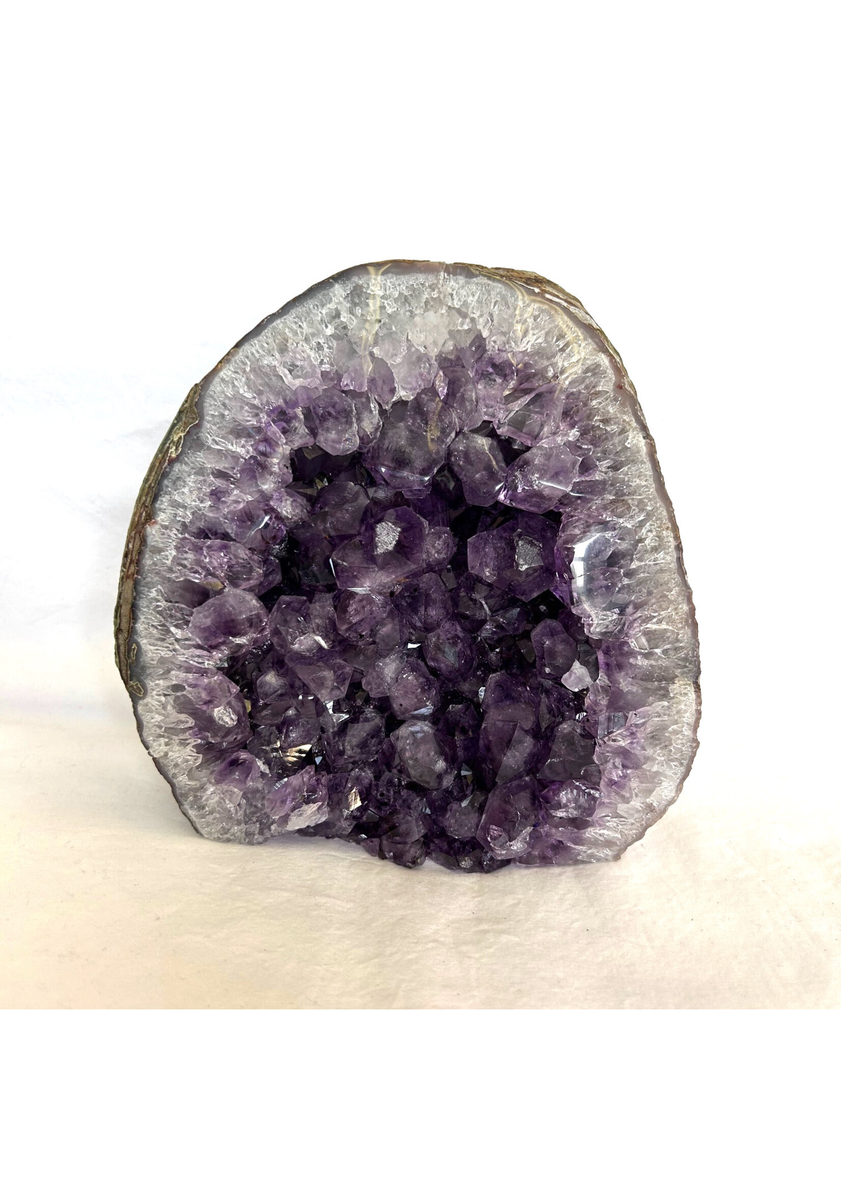 Midnight Blossom Amethyst Uruguay Cluster