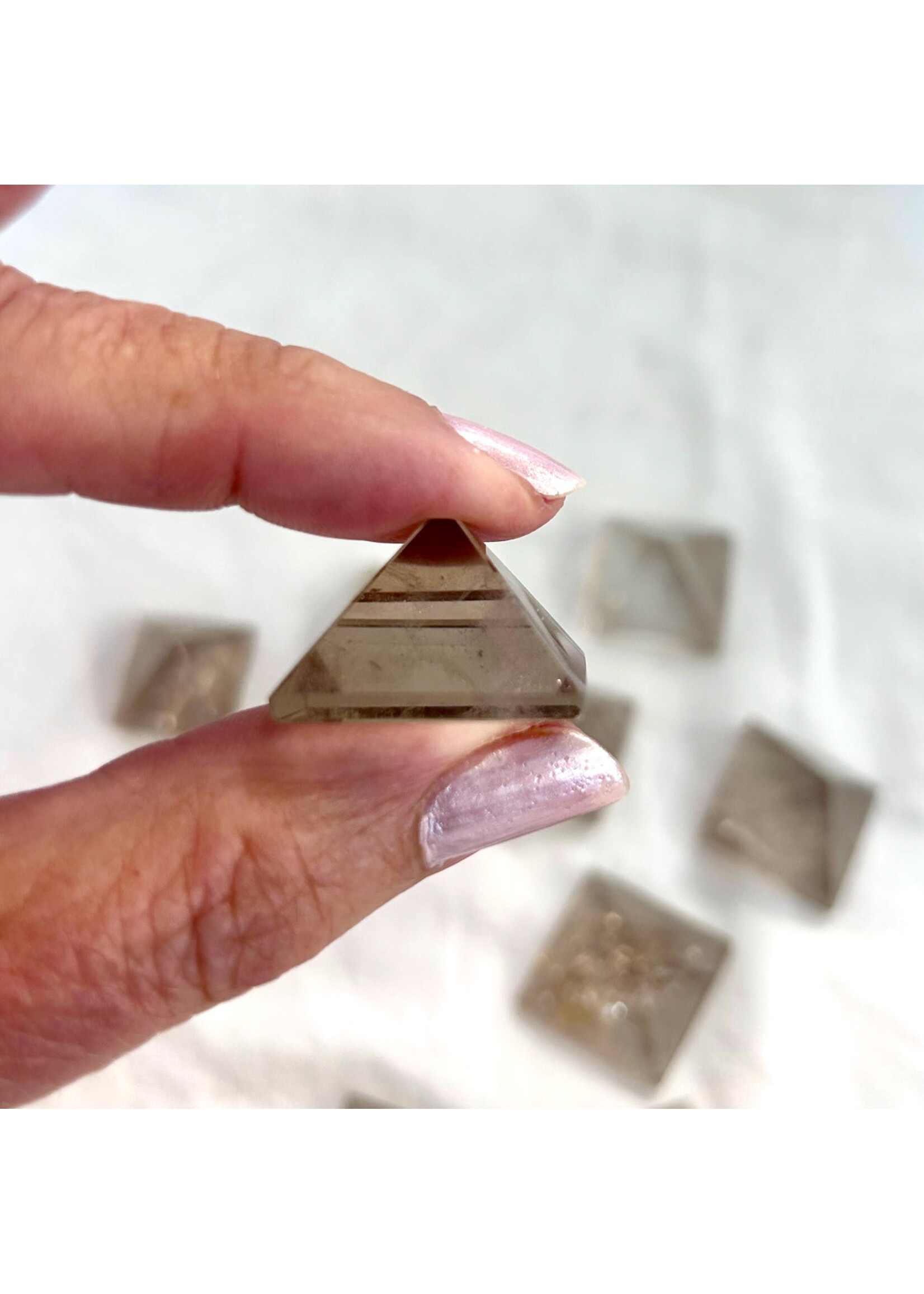 Smoky Quartz Pyramids