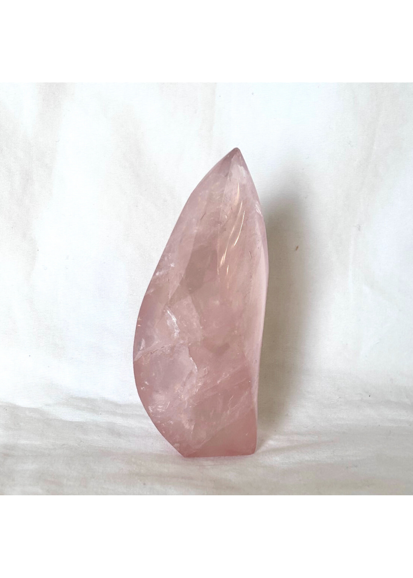 Heart's Light Rose Quartz Flames