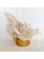 Soft Pink Blush Quartz Clusters