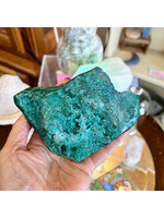 Chrysocolla with Malachite for wholeness and peace 5 in