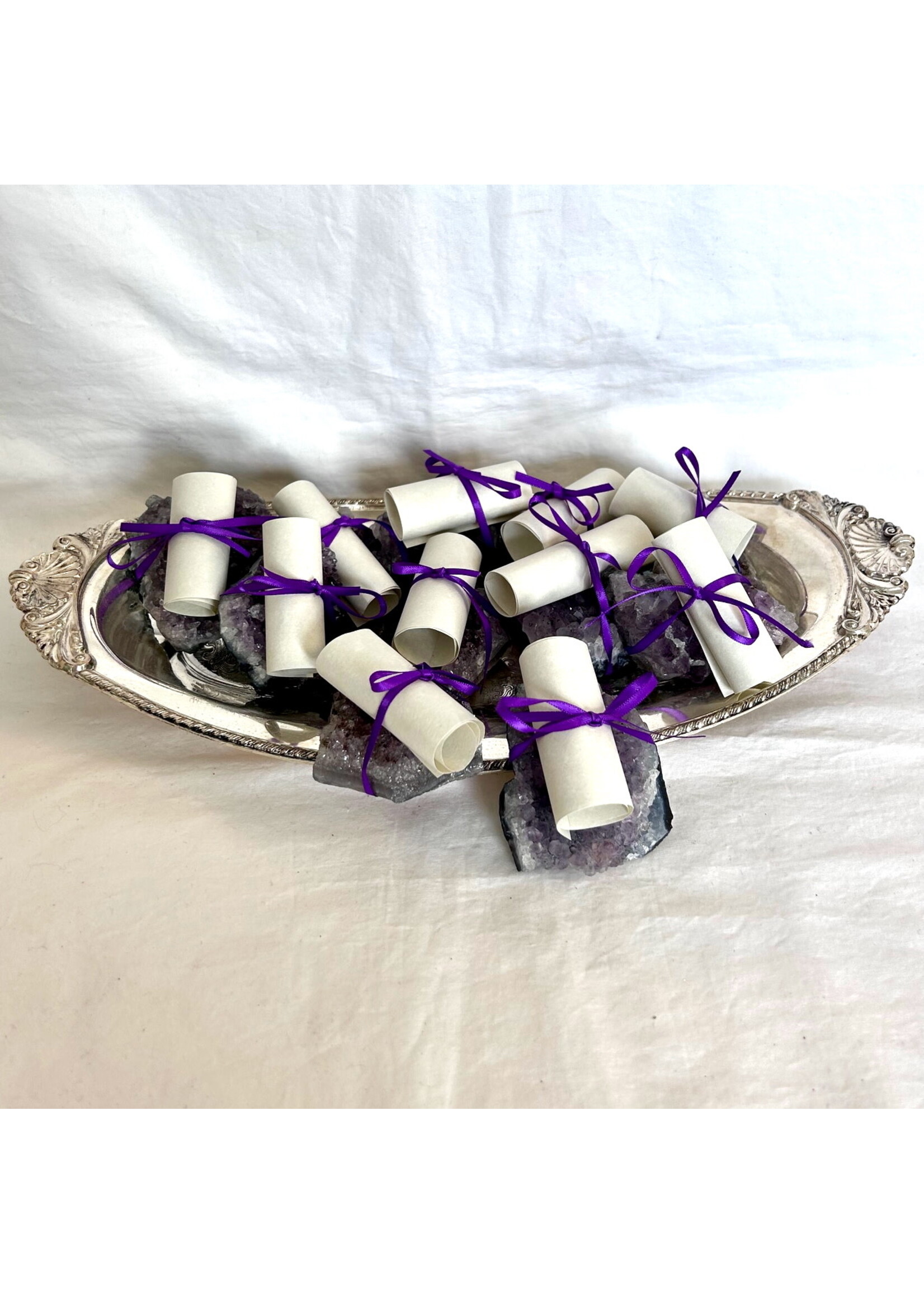 Amethyst Intention Scrolls