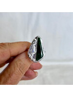 Emerald Ring Forest Moon Sz 8