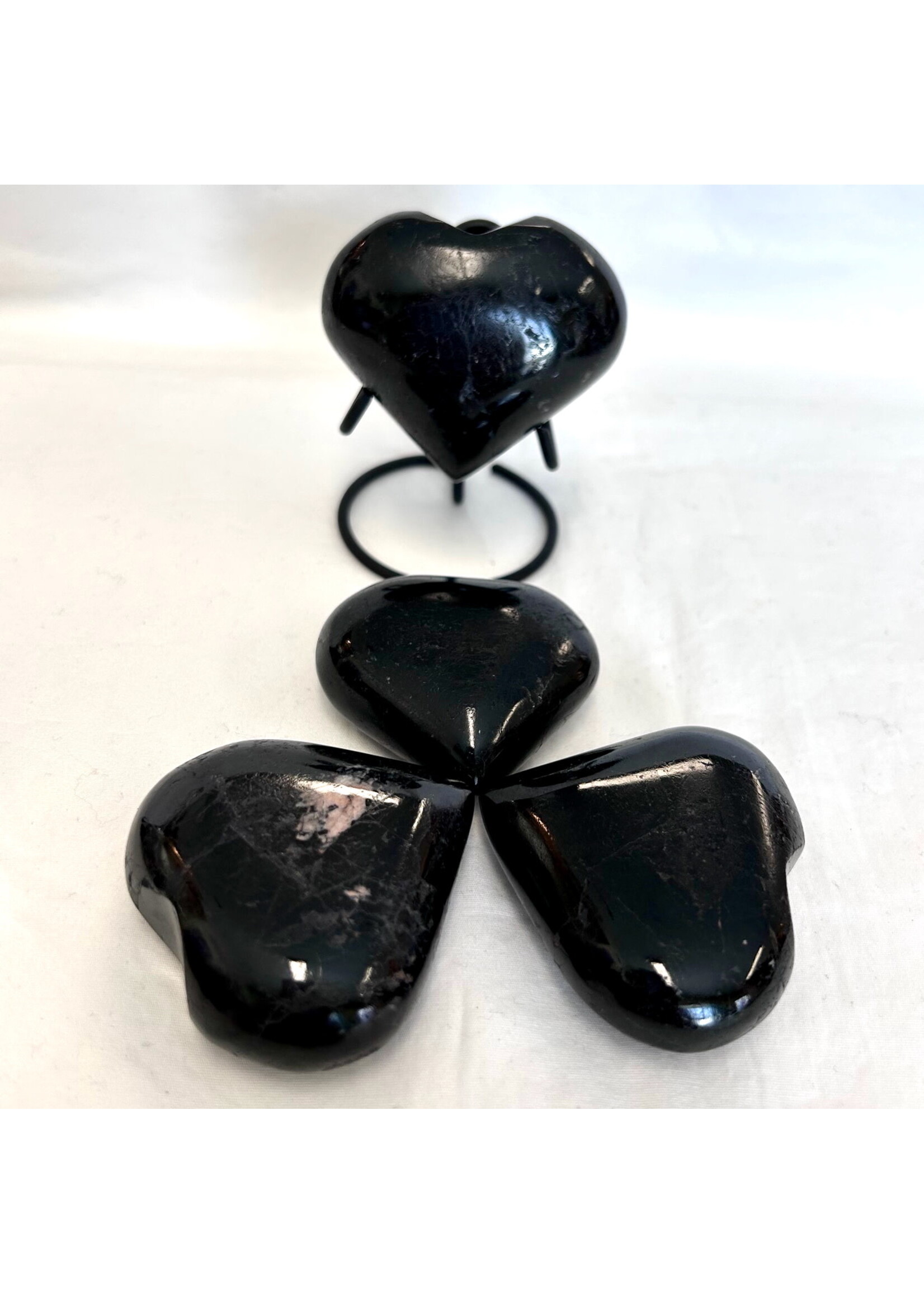 Black Tourmaline Hearts ~ Protection for What you Love