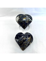 Covellite Hearts for Attracting Miracles