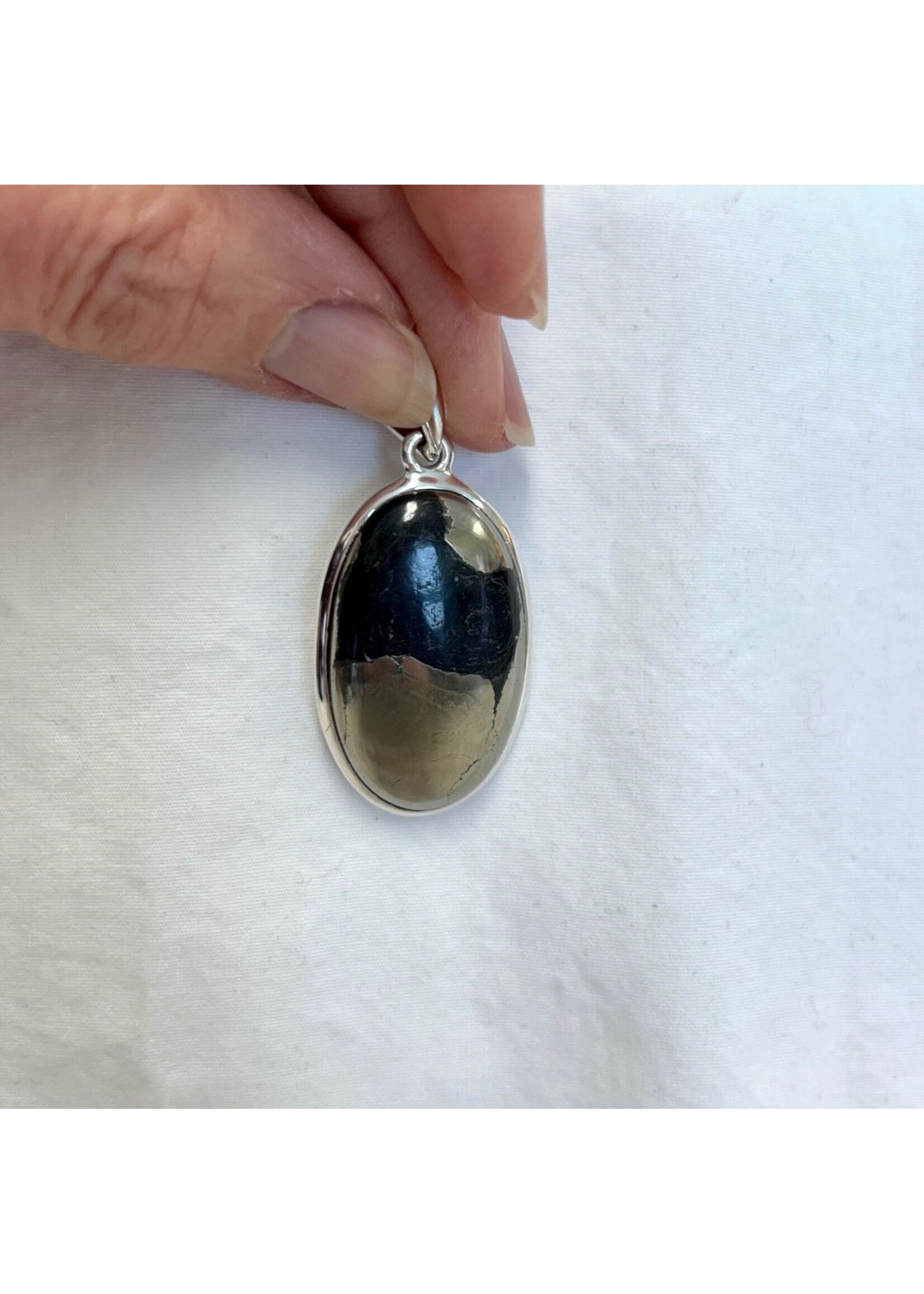 Healers Gold Cabochon Pendant Oval