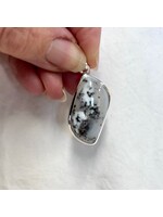 Dendritic Agate Cabochon Pendants