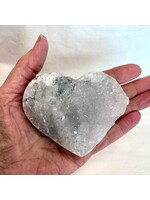 Amethyst Cluster Heart