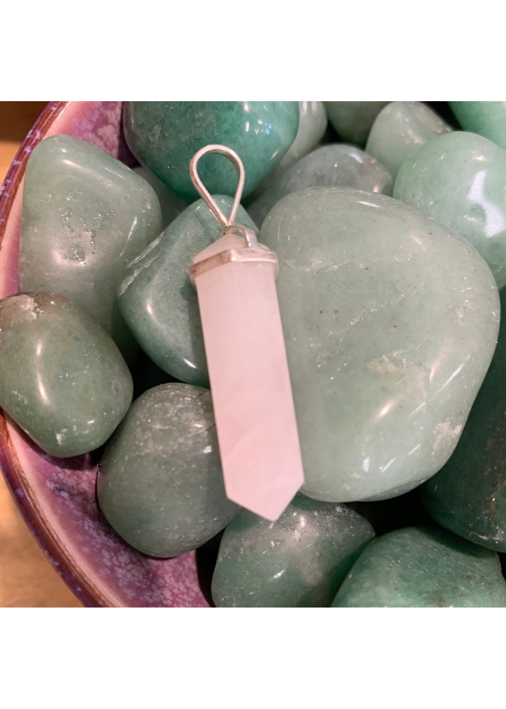 Double Terminated Point Pendants