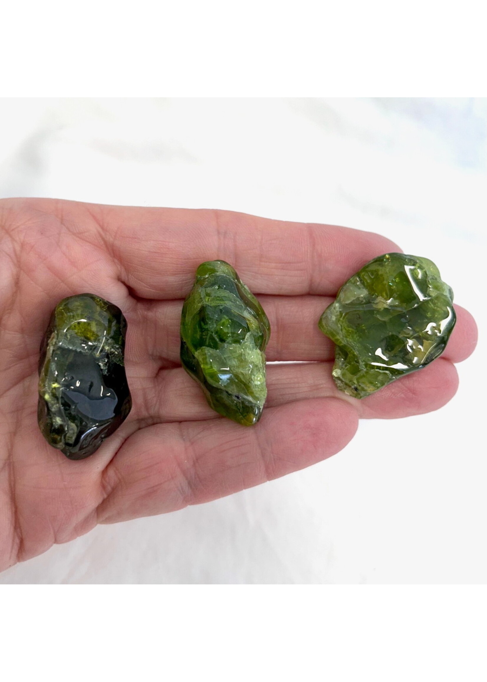 Lush Beauty Peridot Polished