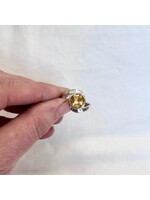 Citrine Faceted Rings Round