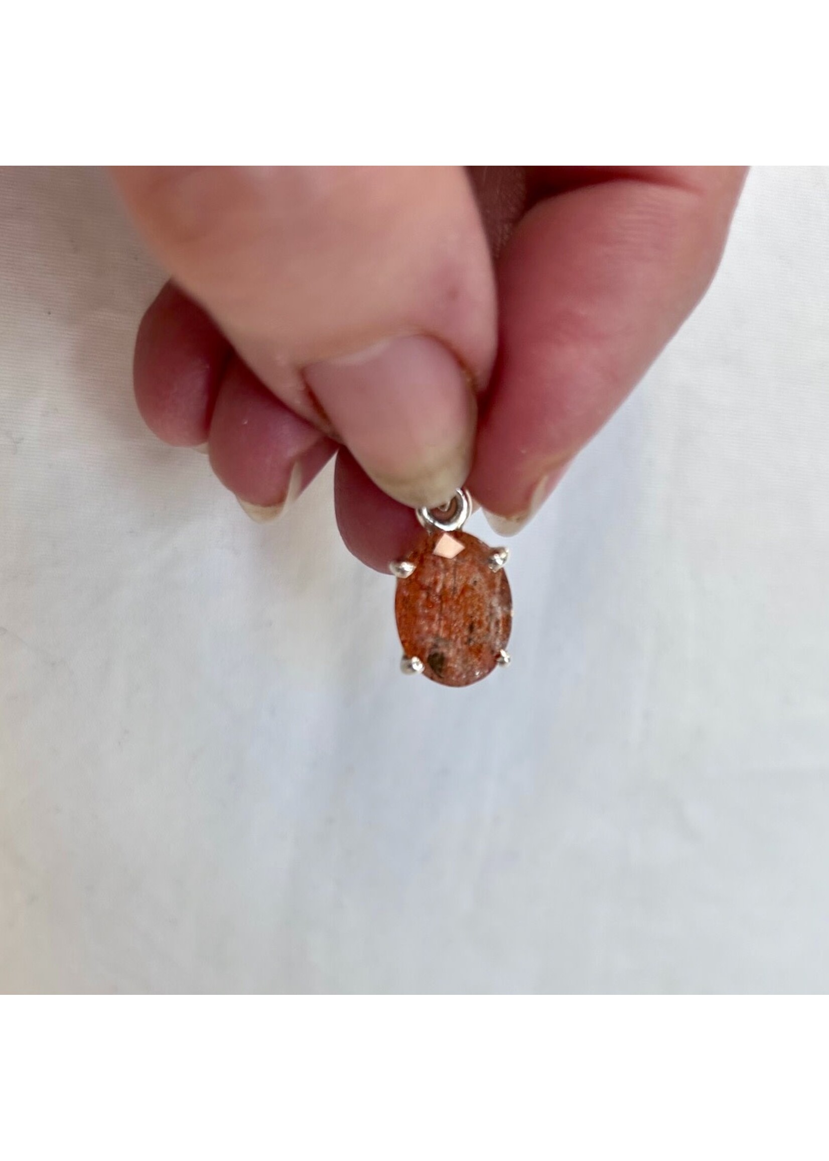 Confetti Sunstone Faceted Pendants for joyful confidence