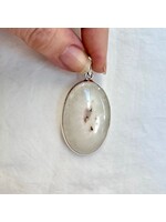 Solar Quartz Cabochon Pendants