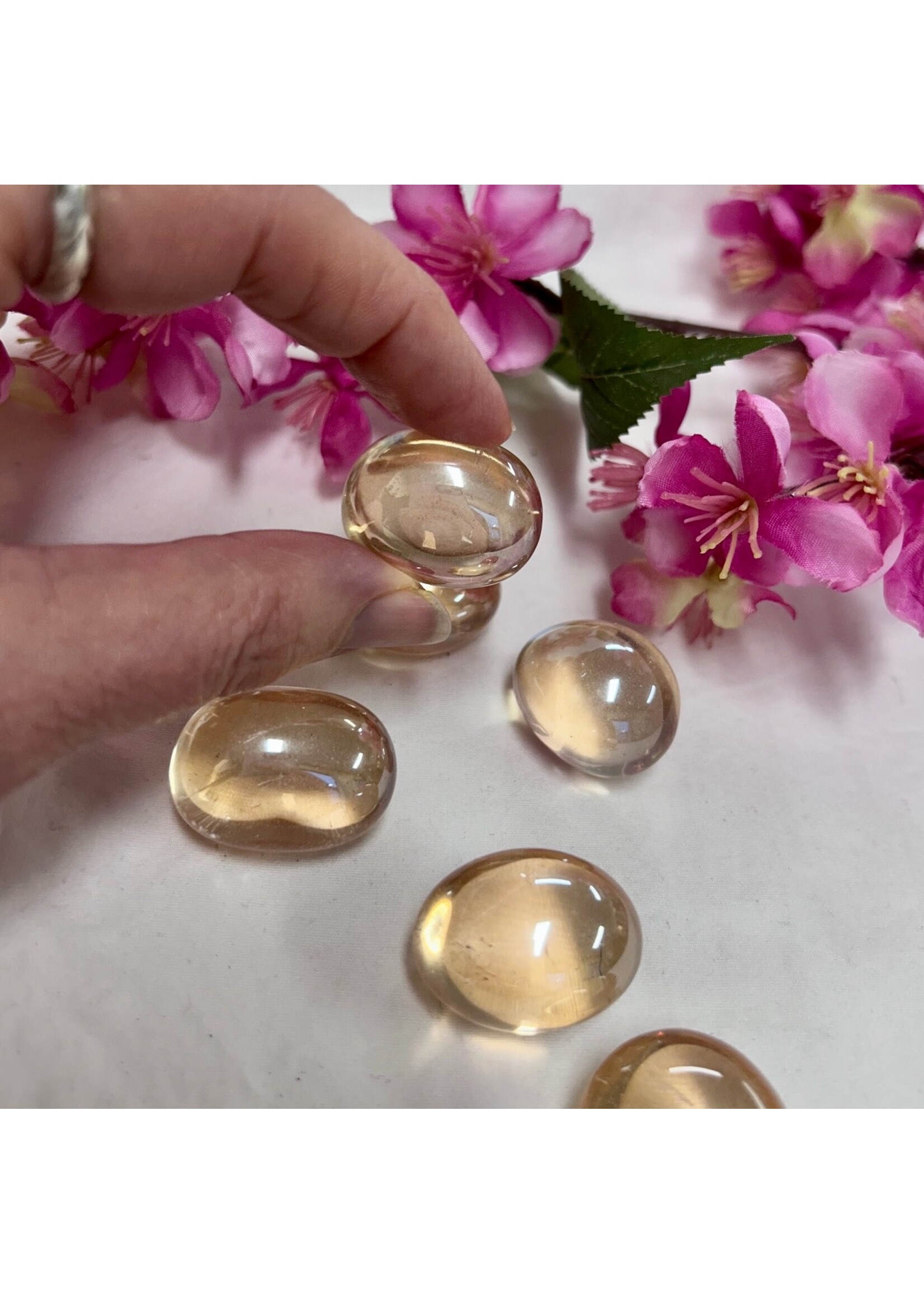 Imperial Topaz Pocket Stone for manifesting