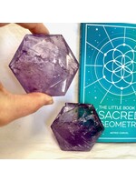 Sacred Geometry Amethyst Star of David