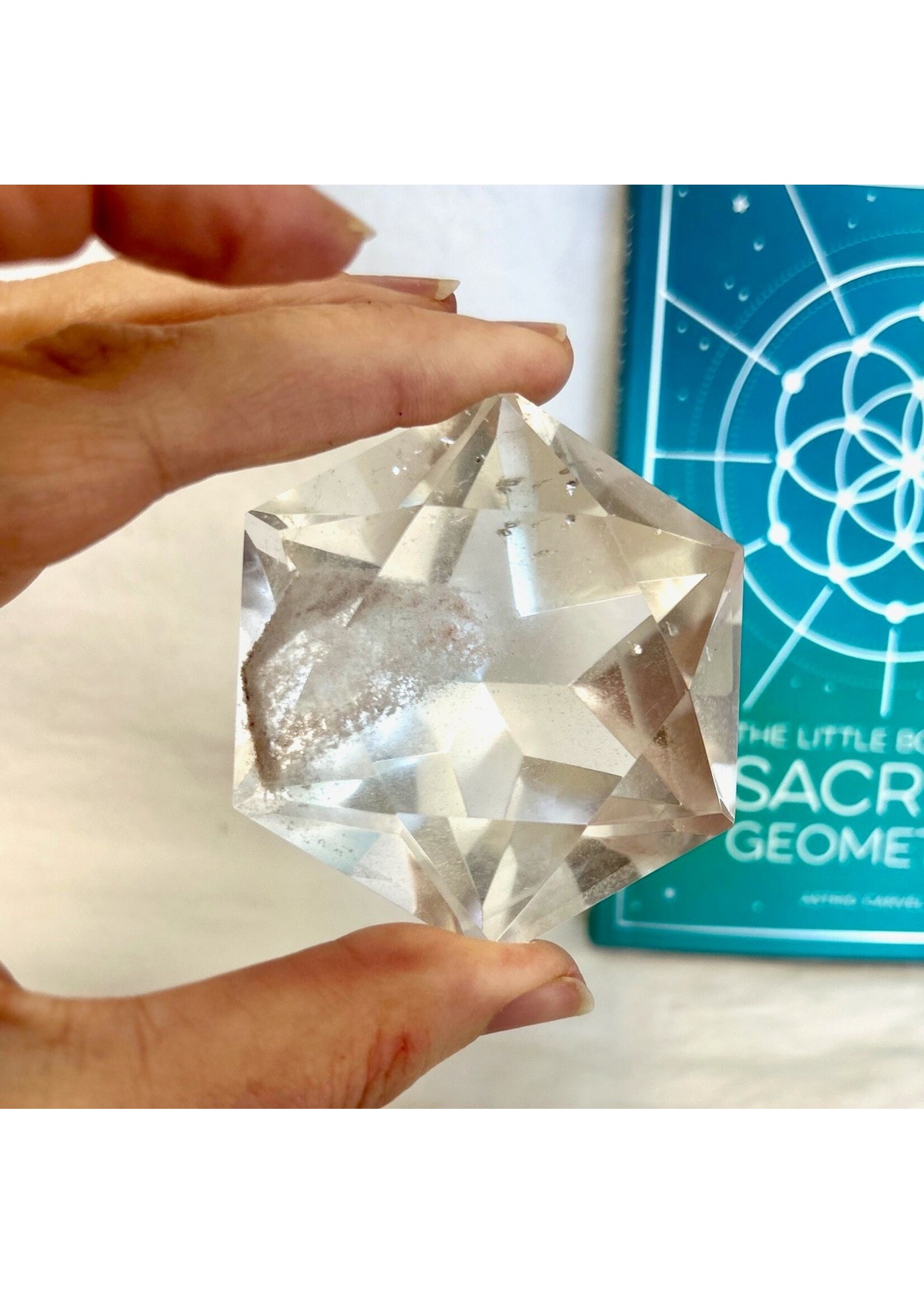 Sacred Geometry Quartz Star of David Diamonds