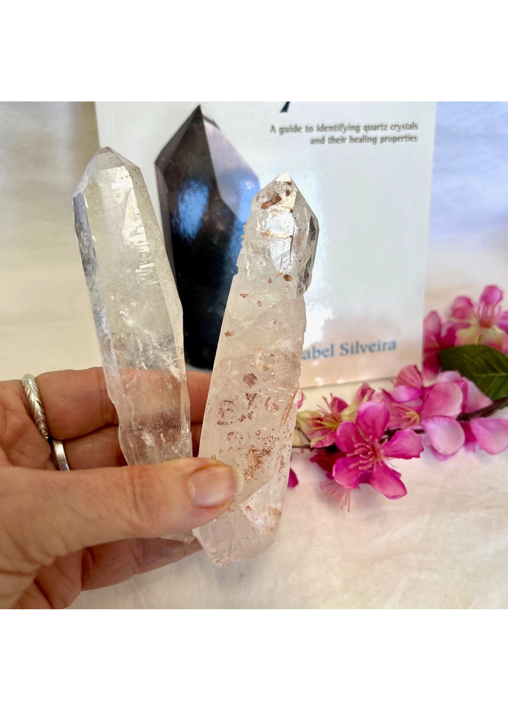 Soft Pink Blush Quartz Points