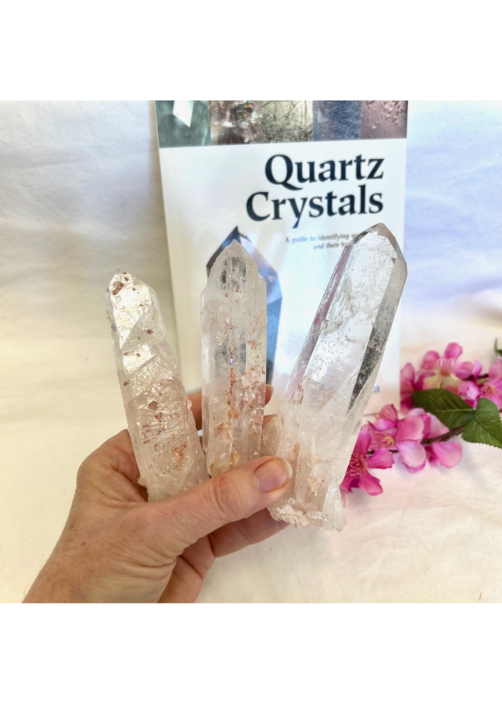 Soft Pink Blush Quartz Points