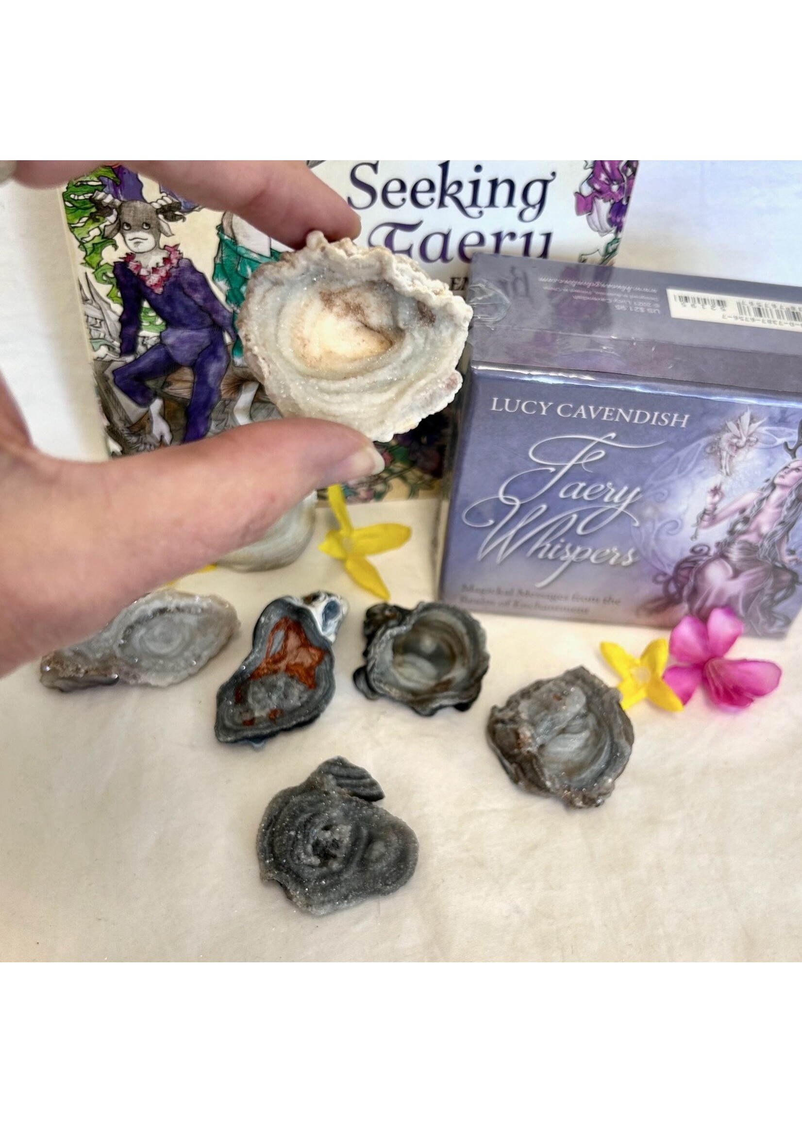 Chalcedony Fairy Portals Rough for elemental connection