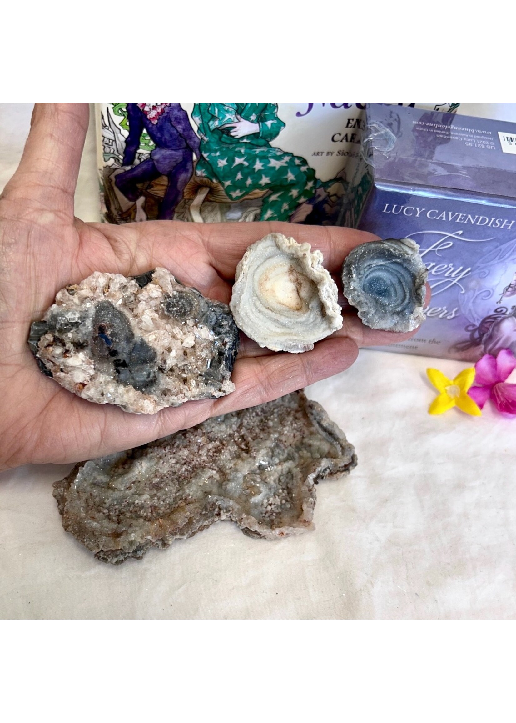 Chalcedony Fairy Portals Rough for elemental connection