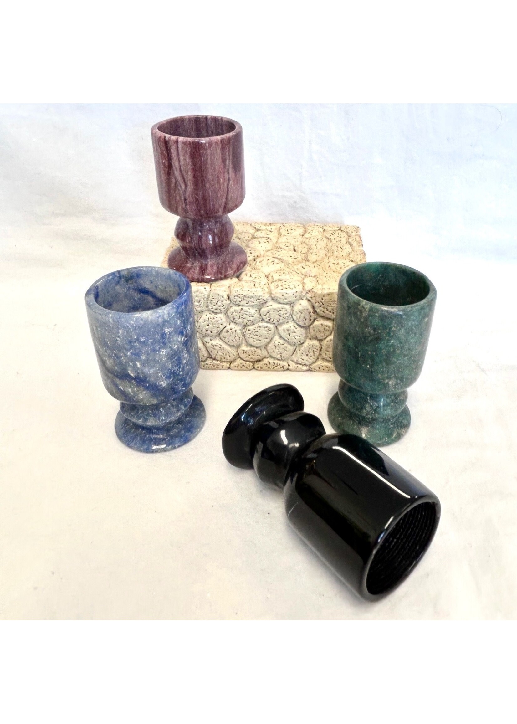 Assorted Crystal Goblets for Ceremony